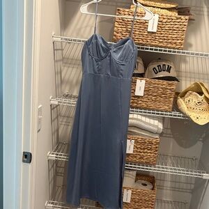 Altar'd State Blue Midi Dress